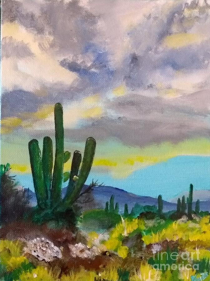 Desert Dreaming #1 Painting By Judith Behnk - Fine Art America