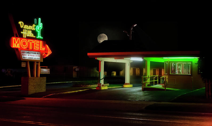 Desert Hills Motel Photograph By Micah Offman 