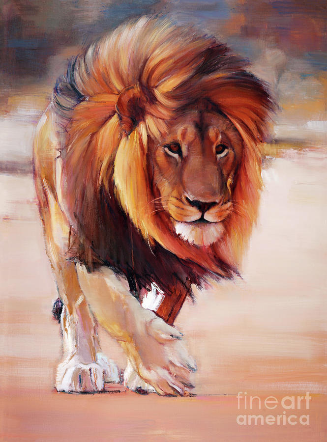 Desert King Painting by Mark Adlington