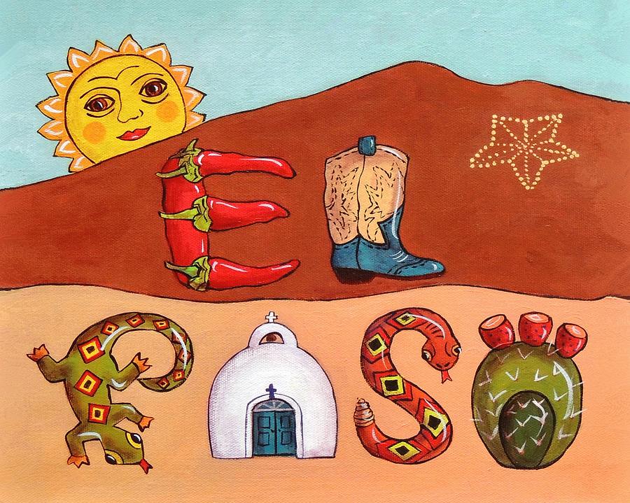 Desert Letters Painting by Candy Mayer