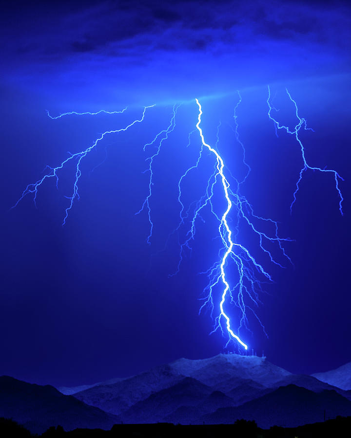 1101 Desert Lightning Photograph by Kenneth Johnson