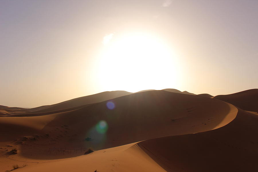 Sunset Photograph - Desert Merzouga Morroco 2 by Nakayosisan Wld