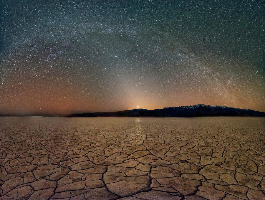 Desert Night Photograph by Leland D Howard