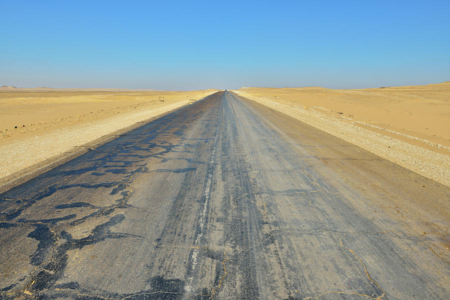 Desert Road Photograph by Raimund Linke