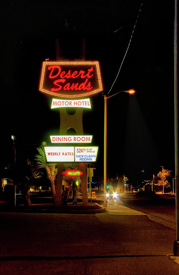 Desert Sands Motel Photograph by Micah Offman