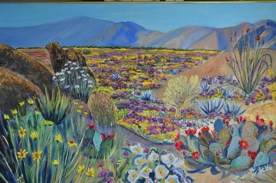 Flowers Painting - Desert Spring Bloom by Deborah Buffington
