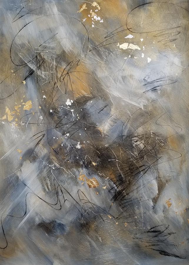 Contemporary Painting - Desert Storm  by Aura Dez