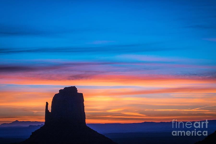 Desert Sunrise 1 of 2 Photograph by Bob Lentz