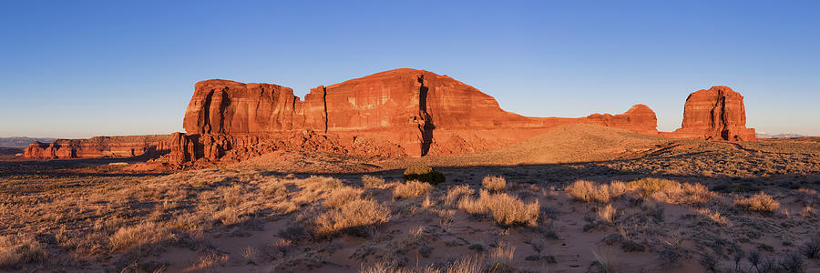 Desert sunset at Tombstone Butte Photograph by Murray Rudd