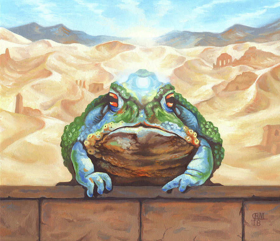 Magic Painting - Dust Toad by Rebecca Magar