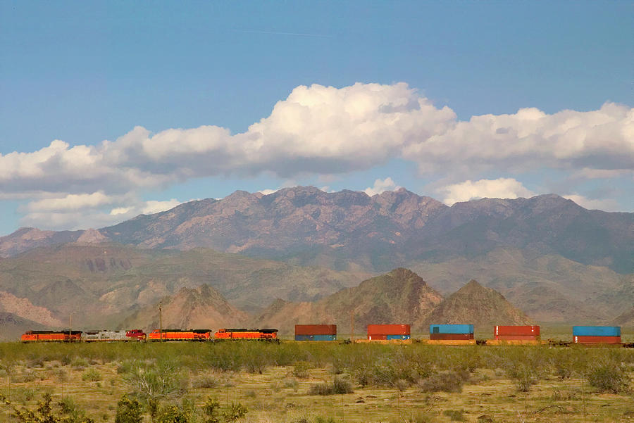 Desert Train Photograph by Spencer Grant