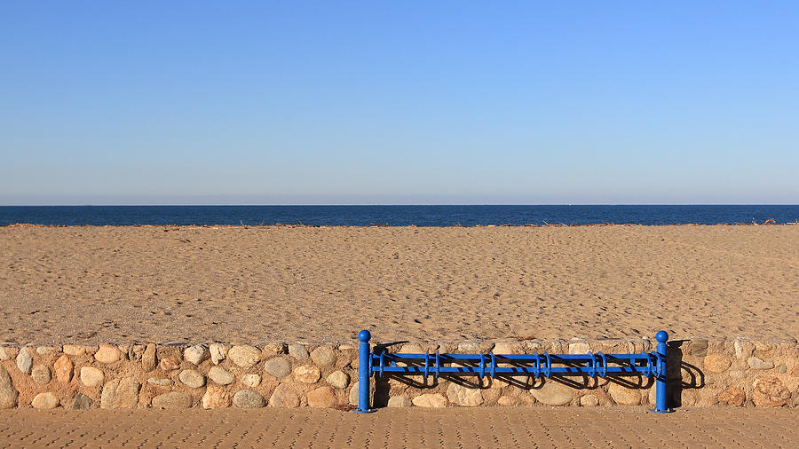 Deserted Beach Photograph by Marie-anne Stas