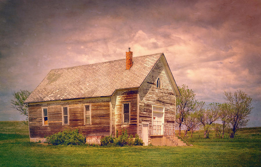 Deserted House South Dakota Photograph by Joan Carroll