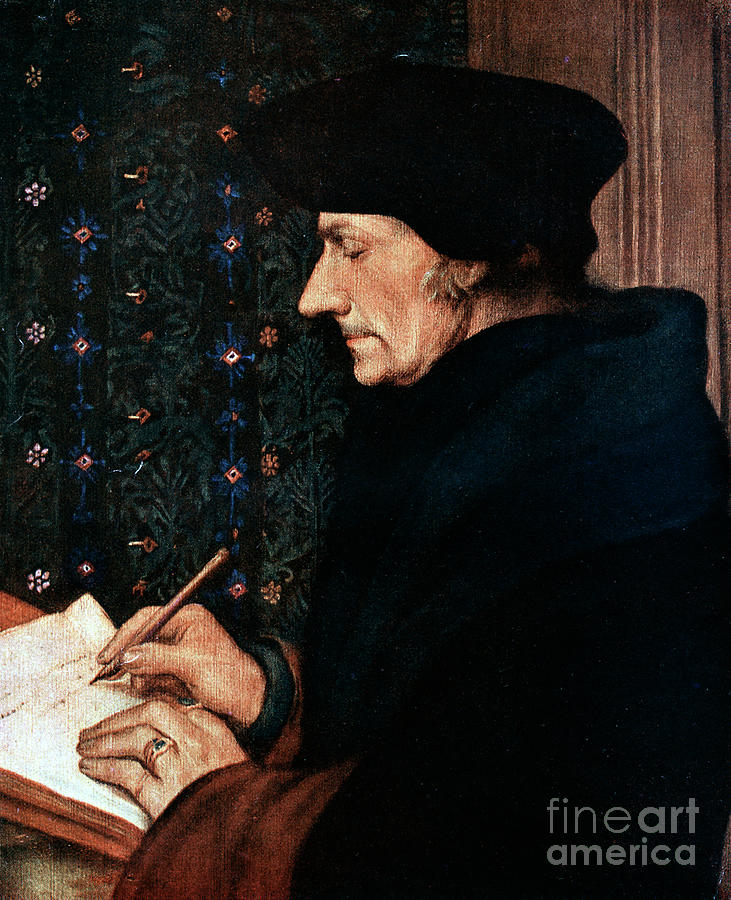 Desiderus Erasmus 1497-1543, Dutch Drawing by Print Collector