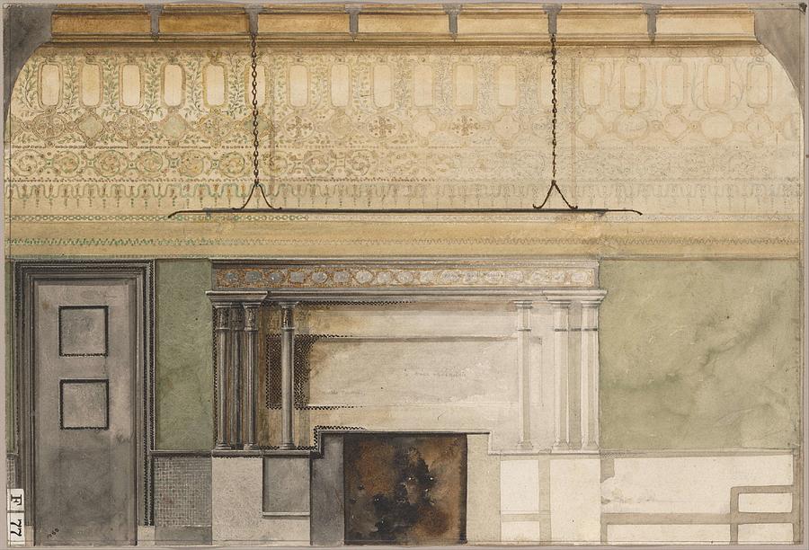 Design for Henry Field Memorial Gallery at the Art Institute of Chicago  Louis Comfort Tiffany Amer Painting by MotionAge Designs