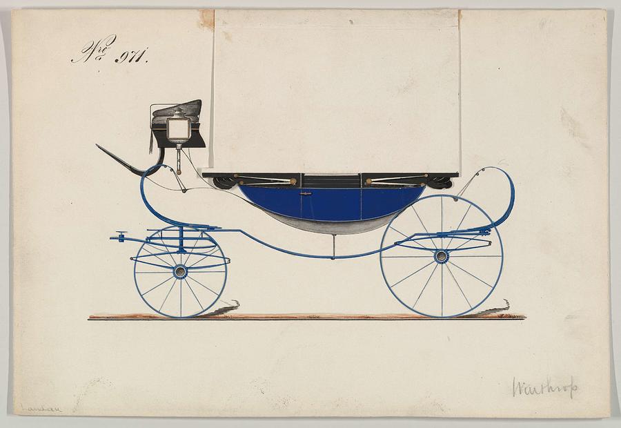 Design For Landau, No. 971 Brewster And Co. American, New York Painting