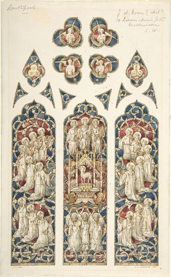 Design for Stained Glass Window Horatio Walter Lonsdale British, 1844 ...