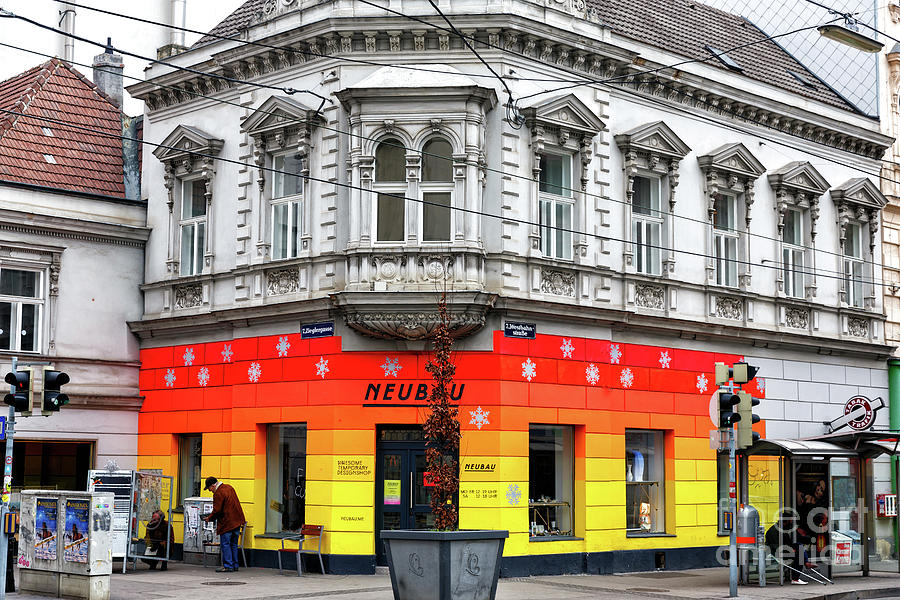 Design Shop Colors in Vienna Photograph by John Rizzuto