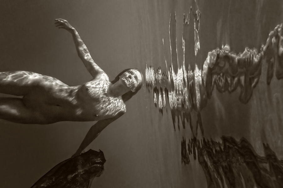Nude Photograph - Desire Of Flight by Dmitry Laudin