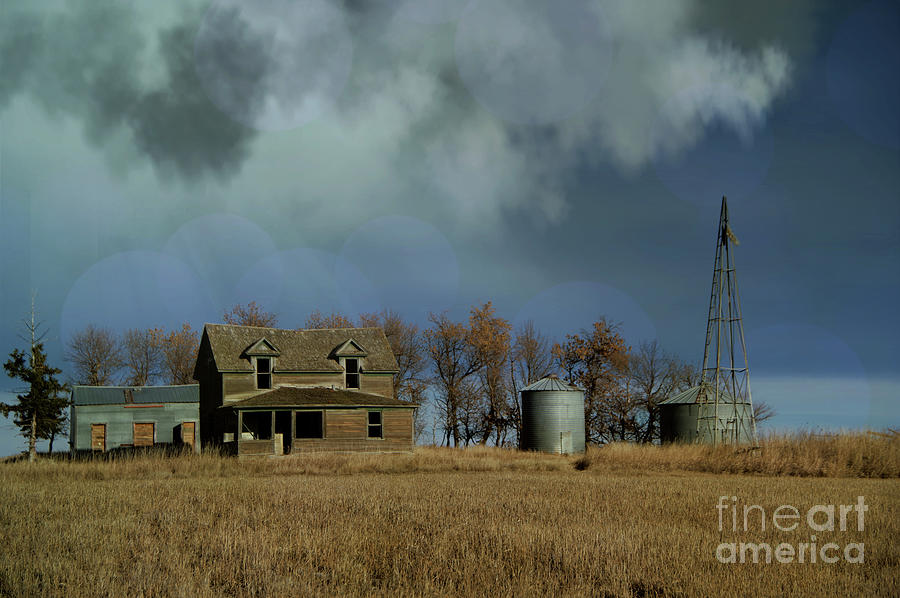 Desolate on the prairie  Photograph by Jeff Swan