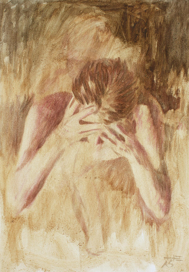 Despair Painting by Hans Egil Saele