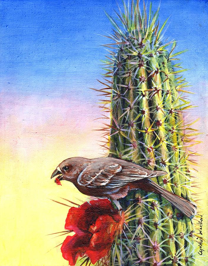 Dessert in the Desert Painting by Cynthia Westbrook