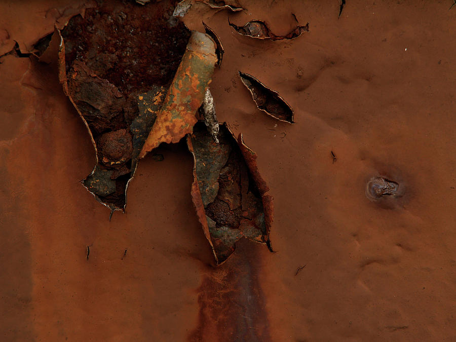 Rusty Photograph - Detail 15 by Cw Hetzer