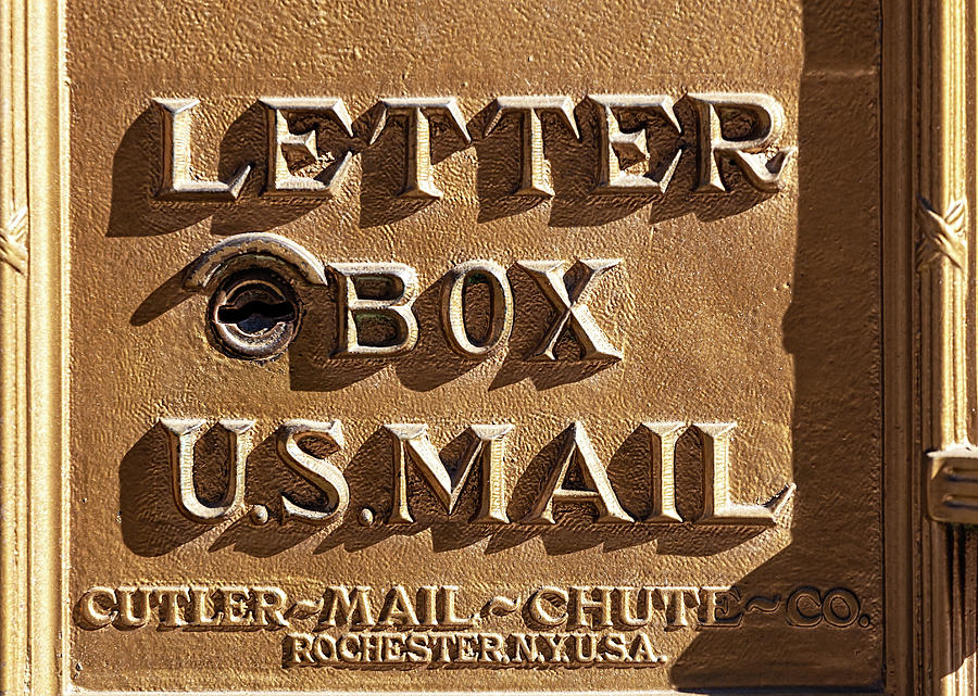 Detail Brass Letter Box Photograph by Robert Ullmann