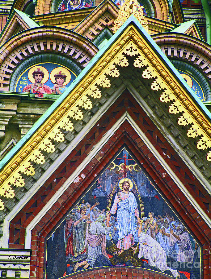 Detail - Church of our Savior Photograph by Linda Parker