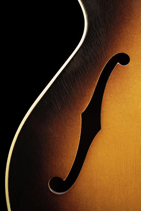 Detail From A 1954 Archtop Acoustic Photograph by Oliverchilds