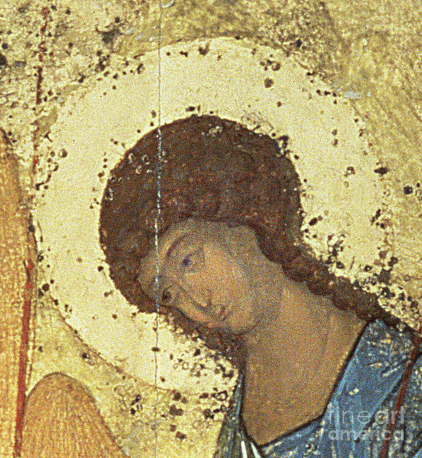 Detail From The Holy Trinity, 1420s Painting by Andrei Rublev - Fine ...