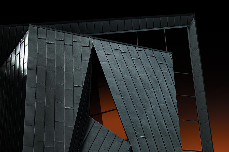 Architecture Photograph - Detail Malm Building by Inge Schuster