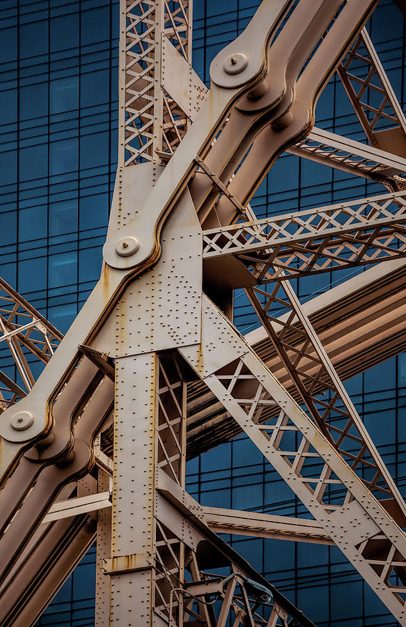 Detail of 59th Street Bridge and High Rise Photograph by Robert Ullmann