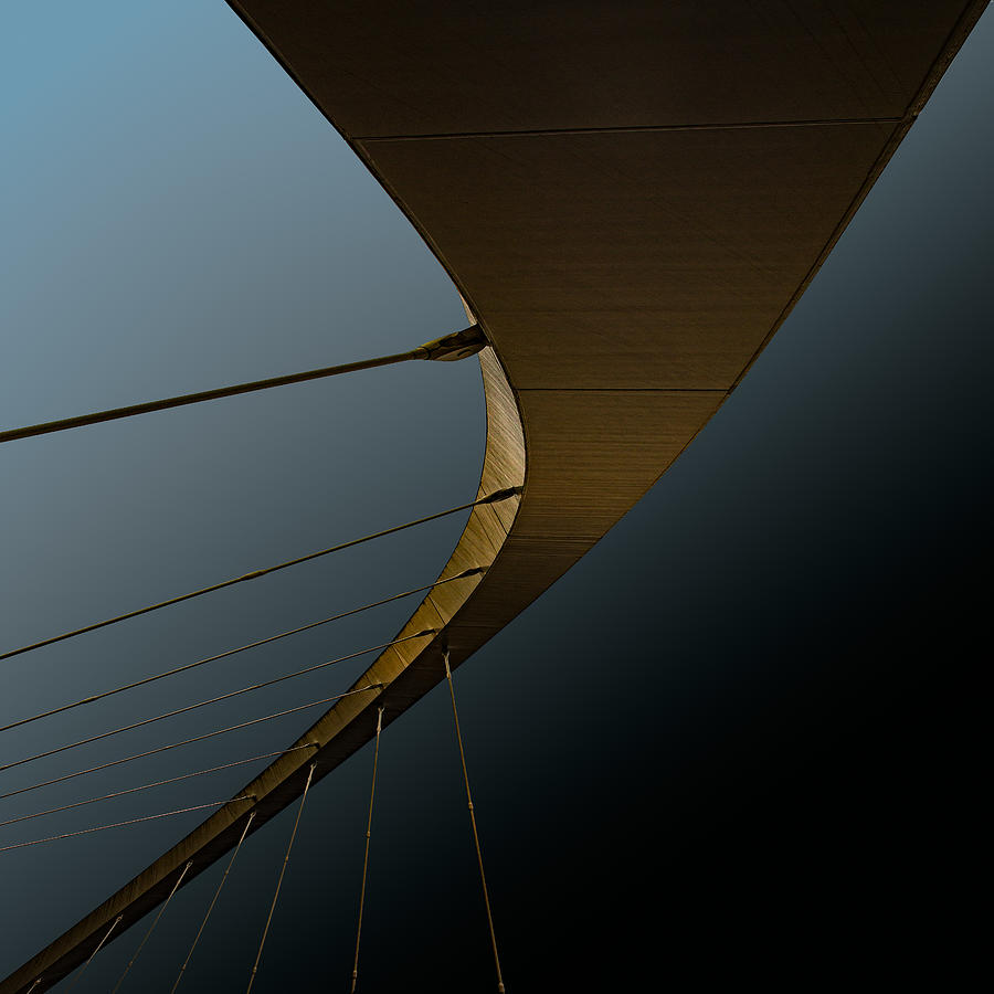 Architecture Photograph - Detail Of A Bridge by Inge Schuster