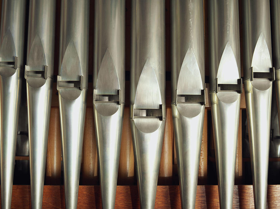 Detail Of A Pipe Organ Photograph by Hudzilla