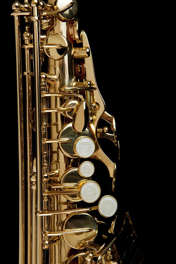 Detail Of A Saxophone Photograph by Junior Gonzalez