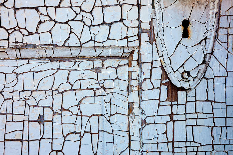 Detail Of An Old Door, Shaniko, Oregon Photograph by Mint Images/ Art Wolfe