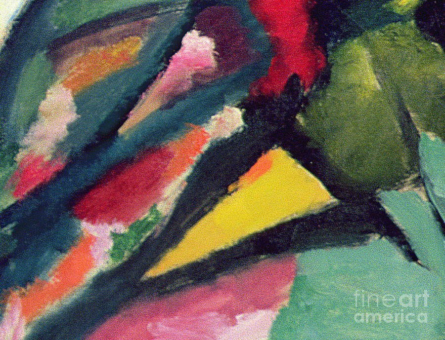 Detail Of Composition Number 7, 1913 Painting by Wassily Kandinsky