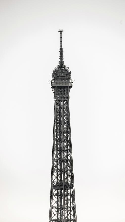 Detail Of Eiffel Tower Digital Art by Antonino Bartuccio