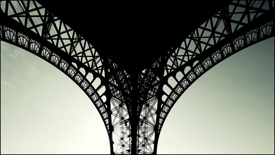 Detail Of Eiffel Tower Digital Art by Massimo Ripani