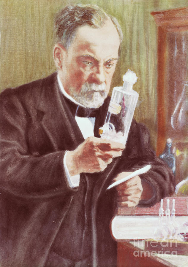 Detail Of Louis Pasteur by Bettmann