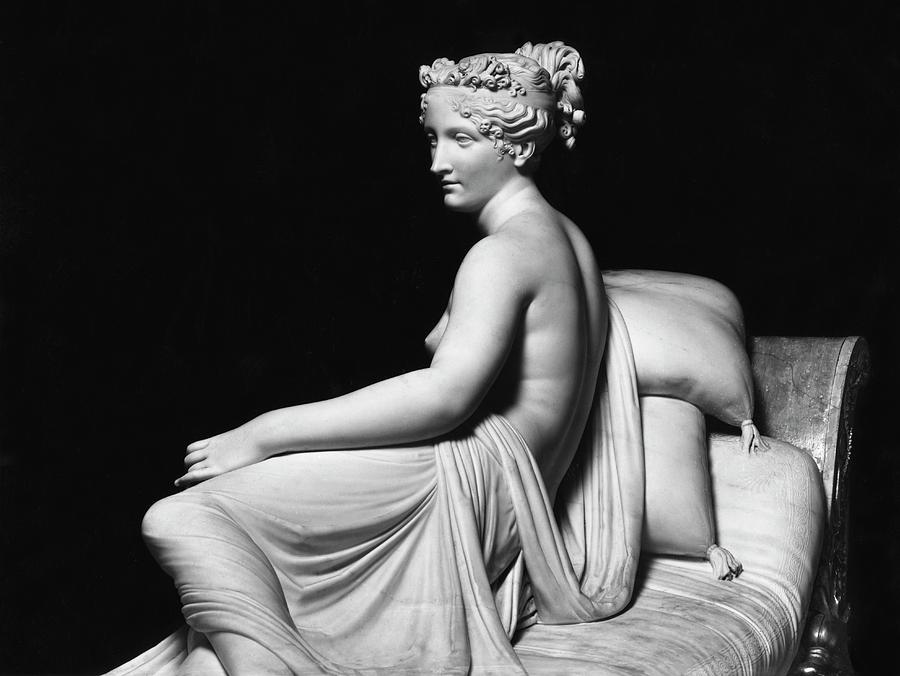 Detail Of Pauline Bonaparte, Princess Borghese As Venus Triumphant Photograph by Antonio Canova