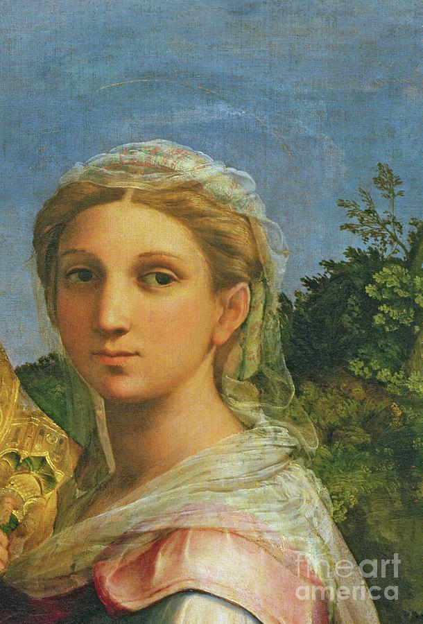 Raphael Painting - Detail Of Saint Cecilia by Raphael