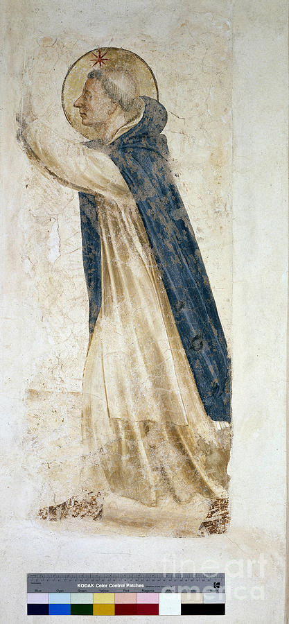 Detail Of Saint Dominic Painting by Fra Angelico