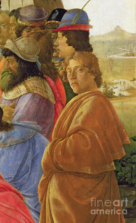Detail Of The Adoration Of The Magi Painting by Sandro Botticelli