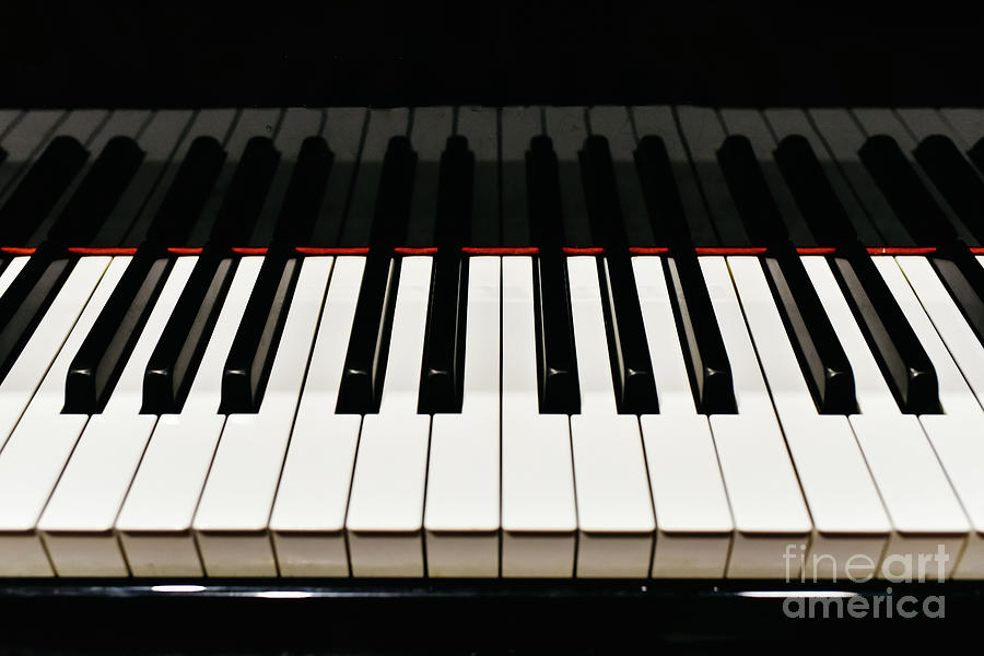 Detail of the keys of a piano. Photograph by Joaquin Corbalan