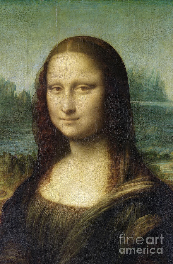 Detail Of The Mona Lisa, C.1503-6 Photograph by Leonardo Da Vinci