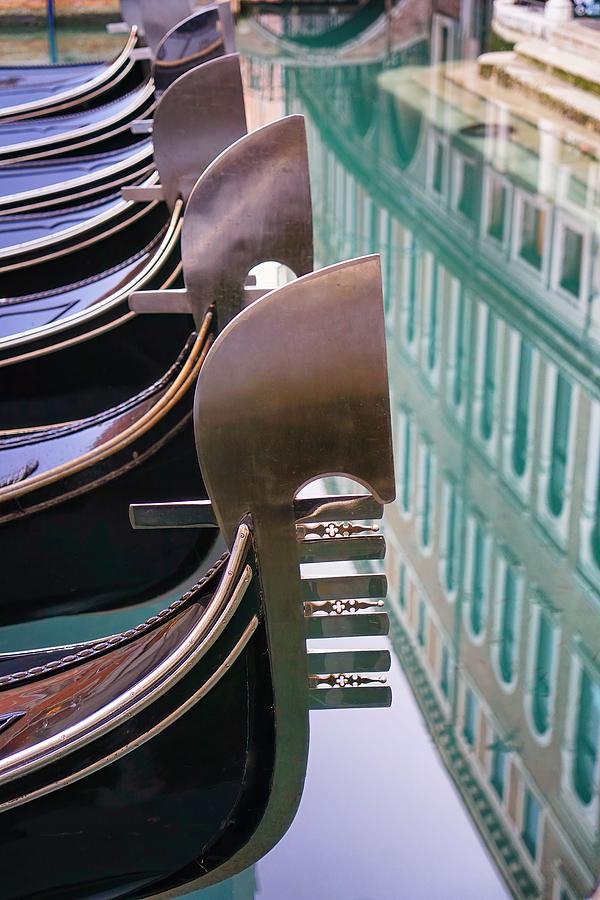 City Photograph - Detail On The Steel Bow Of Venetian by Michele DOttavio