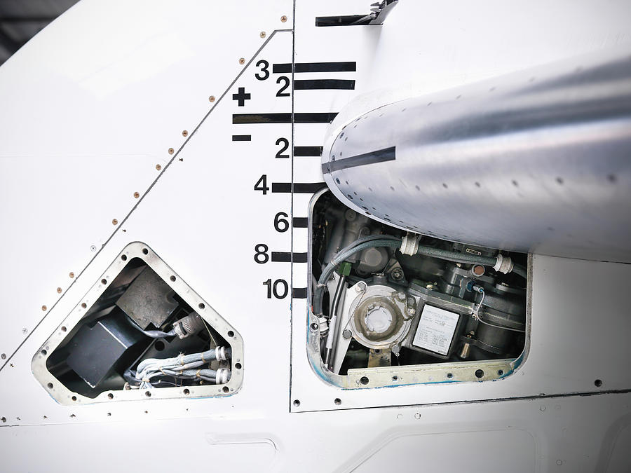 Detail View Of Tail Mechanism Of Jet Photograph by Monty Rakusen