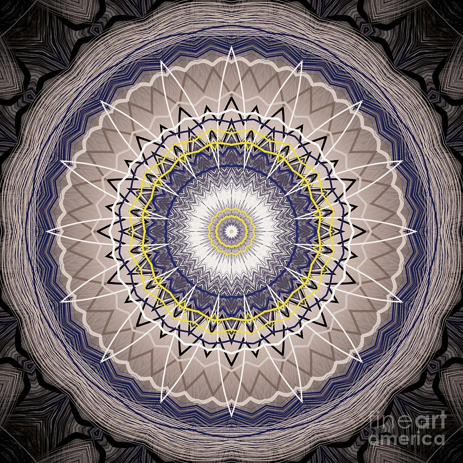 Detailed Bohemian Mandala Digital Art